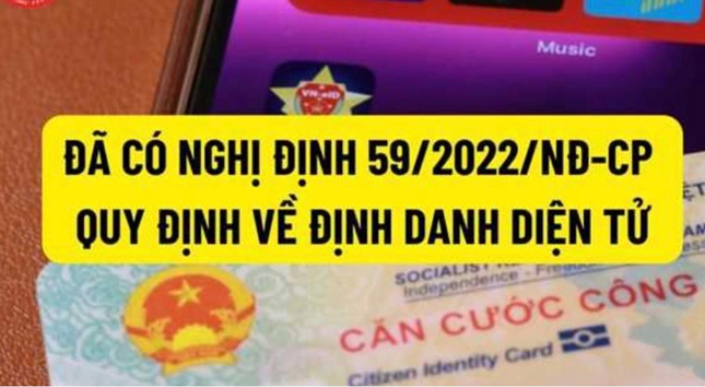 Tuyên truyền pháp luật về “Nghị định số 59/2022/NĐ-CP của Chính phủ ngày 05/9/2022 quy định về định danh và xác thực điện tử”